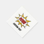 Pow Comic Sound-effect Servet (Hoek)