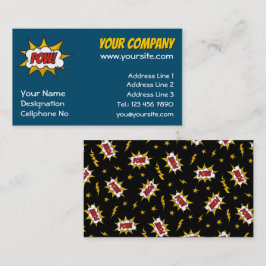 Pow Comic Sound-effect Visitekaartje