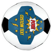 Pow Comic Sound-effect Voetbal (Gedraaid)