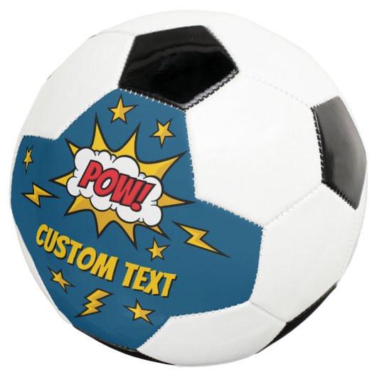 Pow Comic Sound-effect Voetbal (Drie kwart)