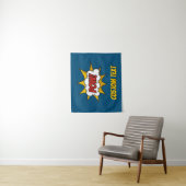 Pow Comic Sound-effect Wandkleed (In situ)