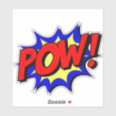 POW! Comic Text Effect Sticker - Retro Fun (Vel)