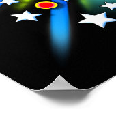 POW! Explosiedruk Poster (Hoek)