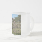 Pow Flag over Amerika Matglas Koffiemok (Voorkant rechts)