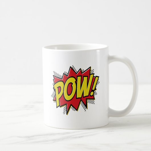 Pow Funny Mug Koffiemok (Rechts)