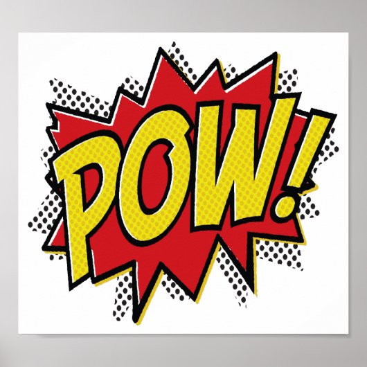 Pow Funny Poster (Voorkant)