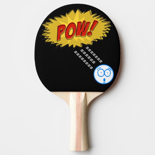 Pow Funny Tafeltennisbatje (Voorkant)