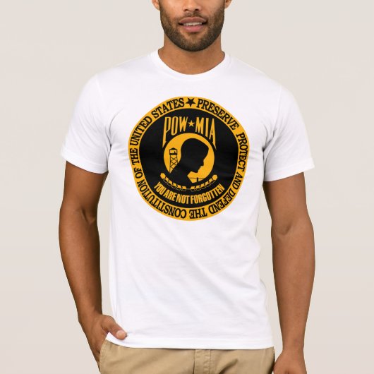 POW - Je wordt niet vergeten T-shirt (Voorkant)