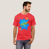 POW! komisch plezier T-shirt (Voorkant volledig)