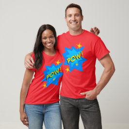 POW! komisch plezier T-shirt