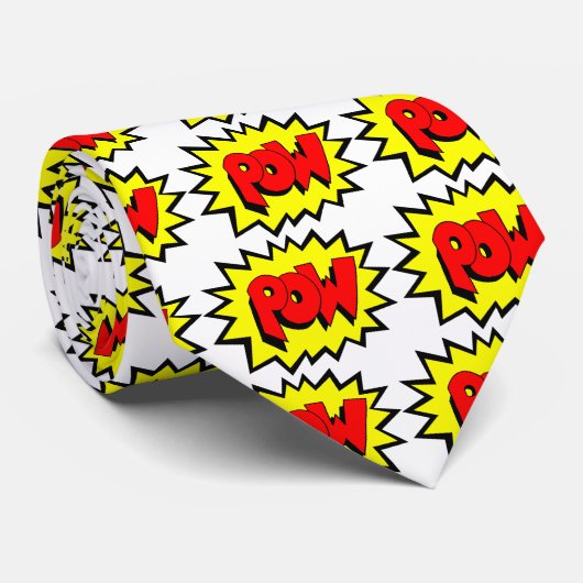 POW - Kunst voor Pop van stripboeken Stropdas (Opgerold)