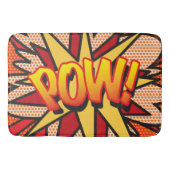 POW Leuke Retro Stripboek Pop Art Badmat (Voorkant)