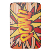POW Leuke Retro Stripboek Pop Art Badmat (Voorkant Verticaal)