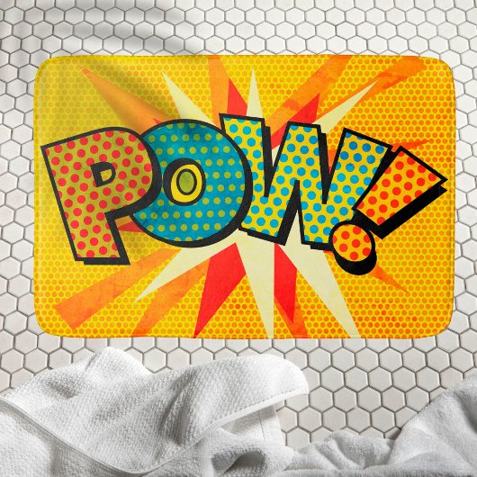 POW Leuke Retro Stripboek Pop Art Badmat
