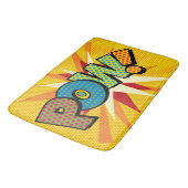 POW Leuke Retro Stripboek Pop Art Badmat (Gekanteld)