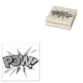 POW Leuke Retro Stripboek Pop Art Rubberstempel (Gestempeld)