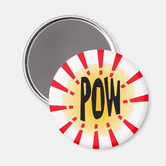 Pow - Magnet (Voorkant / Achterkant)