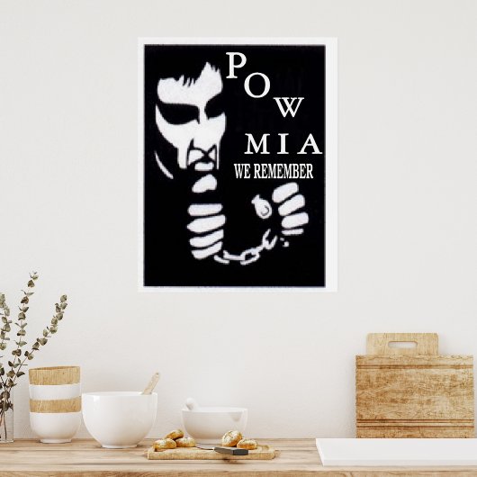 POW MET CHAINEN POSTER (Keuken)