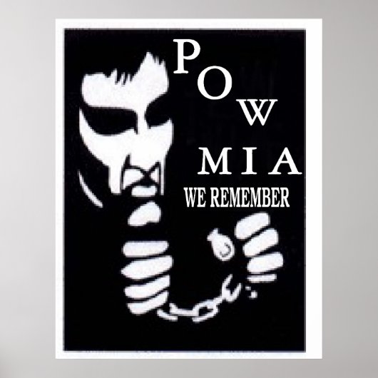 POW MET CHAINEN POSTER (Voorkant)