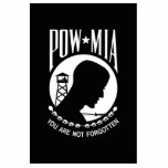 POW MIA Amerikaanse militaire helden krijgsgevange Fotobeeldje Ornament<br><div class="desc">Officieel erkend door het Congres van de Verenigde Staten in combinatie met de Vietnam-kwestie POW/MIA, "als symbool van de bezorgdheid en de inzet van onze natie om het lot van Amerikanen die nog steeds gevangen zitten, vermist en onverantwoord zijn in Zuidoost-Azië, zo volledig mogelijk op te lossen, waardoor de onzekerheid...</div>