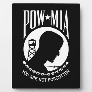 POW MIA Amerikaanse militaire helden krijgsgevange Fotoplaat