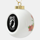 POW MIA Amerikaanse militaire helden krijgsgevange Keramische Bal Ornament (Rechts)