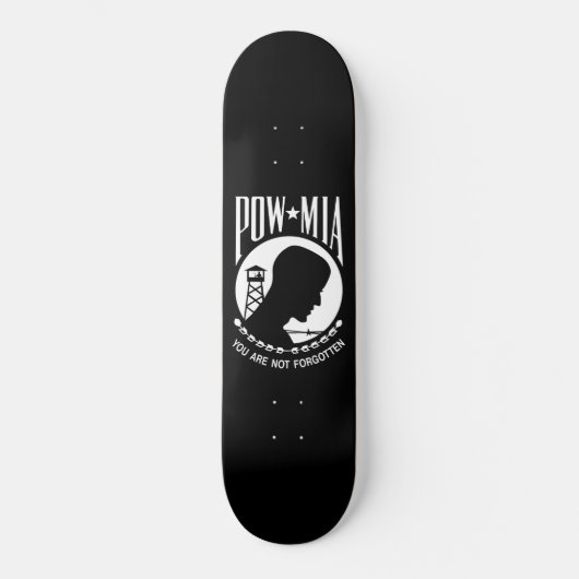 POW MIA Amerikaanse militaire helden krijgsgevange Persoonlijk Skateboard (Voorkant)