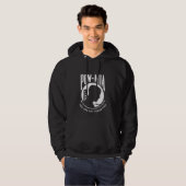 POW MIA Black Hooded Sweatshirt (Voorkant volledig)