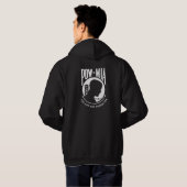 POW MIA Black Hooded Sweatshirt (Achterkant volledig)