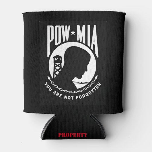 POW MIA BLIKJESKOELER (Voorkant)