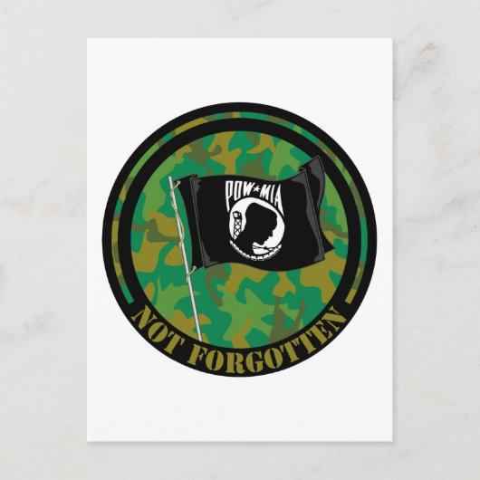 POW MIA BRIEFKAART (Voorkant)