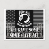 POW-MIA BRIEFKAART (Voorkant)