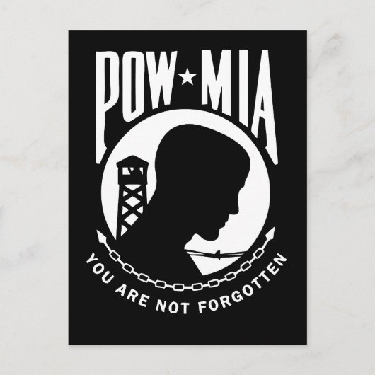 POW MIA-Briefkaart Briefkaart (Voorkant)