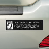 POW MIA-Bumpersticker Bumpersticker (Op auto)
