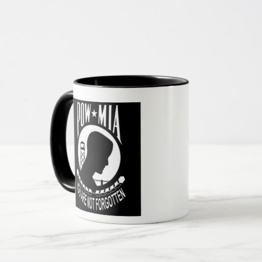 POW MIA Coffee-Mok Mok (Voorkant links)