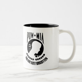 POW - MIA Coffee Mug Tweekleurige Koffiemok