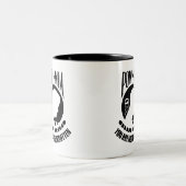 POW - MIA Coffee Mug Tweekleurige Koffiemok (Center)
