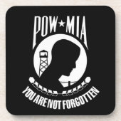 POW - MIA Cork Onderzetter (Voorkant)