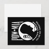 POW MIA Flag: Vermiste soldaten van de Vietnamoorl Briefkaart (Voorkant / Achterkant)