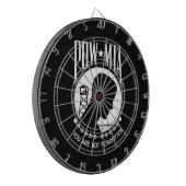 POW MIA Flag: Vermiste soldaten van de Vietnamoorl Dartbord (Voorkant Links)