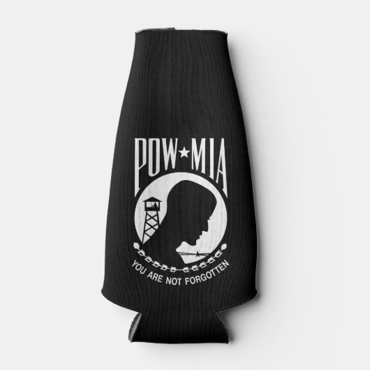 POW MIA Flag: Vermiste soldaten van de Vietnamoorl Flesjeskoeler (Voorkant)