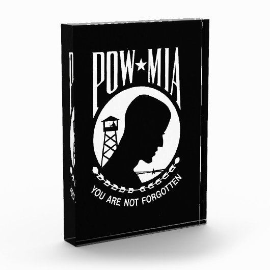 POW MIA Flag: Vermiste soldaten van de Vietnamoorl Fotoblokken (Links)