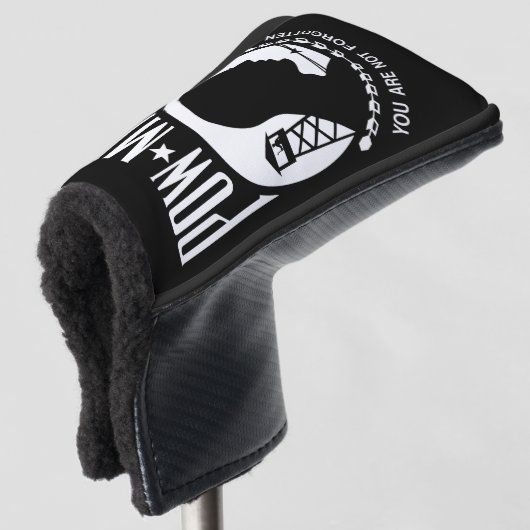 POW MIA Flag: Vermiste soldaten van de Vietnamoorl Golfheadcover (3/4 voorkant)