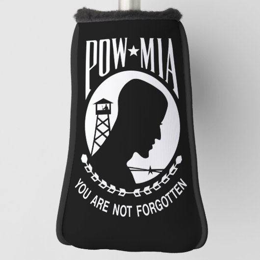 POW MIA Flag: Vermiste soldaten van de Vietnamoorl Golfheadcover (Draai 90)