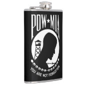 POW MIA Flag: Vermiste soldaten van de Vietnamoorl Heupfles (Rechts)