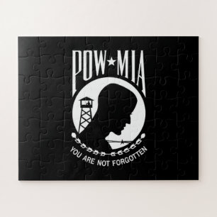 POW MIA Flag: Vermiste soldaten van de Vietnamoorl Legpuzzel