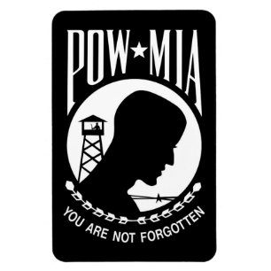 POW MIA Flag: Vermiste soldaten van de Vietnamoorl Magneet