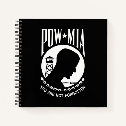 POW MIA Flag: Vermiste soldaten van de Vietnamoorl Notitieboek (Voorkant)