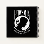 POW MIA Flag: Vermiste soldaten van de Vietnamoorl Notitieboek (Achterkant)