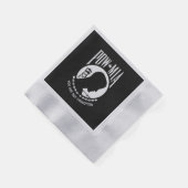 POW MIA Flag: Vermiste soldaten van de Vietnamoorl Servet (Hoek)